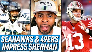 Seahawks-Cardinals & Bears-49ers Reaction: Seattle on FIRE, Niners bounce back | Richard Sherman NFL