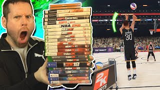 Winning the 3 POINT CONTEST on EVERY NBA 2K GAME!