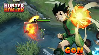 GON HUNTER X HUNTER SKIN FULL GAMEPLAY STRATEGY