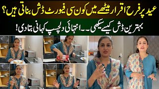 Farah Iqrar shares the recipe of her favourite dessert l Must try on this EID!