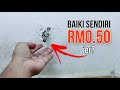 BAIKI Paip Air Dalam Dinding Yang Menitik | DIY sendiri murah jer.