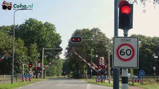 Spoorwegovergang Rosmalen 😍4K😍 // Dutch railroad crossing