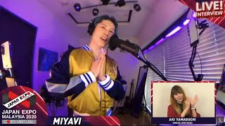 MIYAVI Virtual LIVE \u0026 Interview - JAPAN EXPO MALAYSIA 2020 [190720]