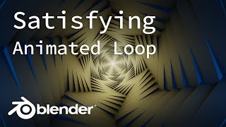 Make a Satisfying Animated Loop || Cool Vortex || Blender 2.83