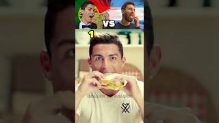 Ronaldo Healthy Food VS Messi Unhealthy Junk Food