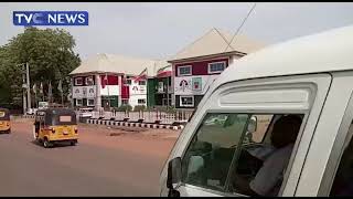 [WATCH] Zamfara APC Govt Marks PDP State Secretariat For Demolition