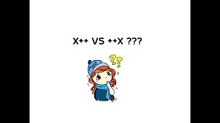 Increment | decrement operator | X++ Vs ++X | JAVA