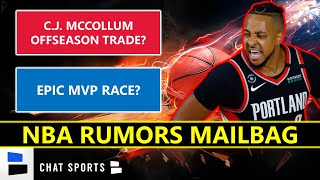 NBA Rumors Mailbag: CJ McCollum Offseason Trade, Crowded MVP Race + Pacers Trading Myles Turner?