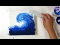 40 아크릴물감 아트_파도 그림 그리기_wave_acrylic pouring_인테리어 액자 만들기 diy_designer gemma77_젬마77