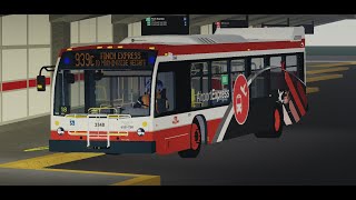 Roblox [HD] - NGT | TTC McNicoll Division - Airport Nova on route 939C Finch Express