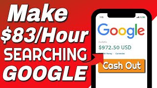 Make $83.00/Hour Searching On Google for FREE! - Make Money Online | Earn Free PayPal Money