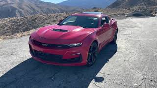 Red 2020 Chevrolet Camaro SS - Hertz Car Rental Los Angeles [4K]