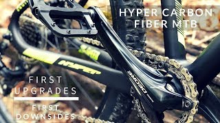 Hyper Carbon Fiber MTB - First Upgrades & Obstacles