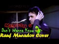 Maroon 5 - Dont Wanna Know - Tenor Sax -Rauf Muradov cover