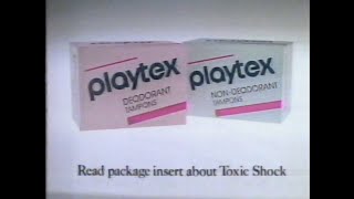 Playtex Deodorant Tampons (rare, 1990)