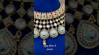 Vijay Gems \u0026 Jewels Chandni chowk wholesale market #necklace #delhi #explore #shopping #jewellery