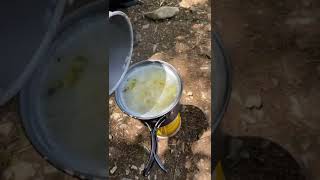 山頂でラーメン 武甲山