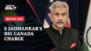 India-Canada Tension | "Continuous Interference In Our Affairs": S Jaishankar On Canada Diplomats