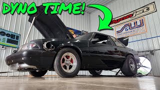 408w Turbo Foxbody Mustang 1000whp looks EASY! (Precision PT8884) 20psi