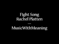 Fight Song   Rachel Platten   Lyrics