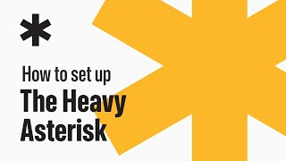 How to Set Up the Heavy Asterisk in Forever ✱ Notes for Apple Notes Organization