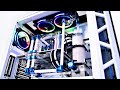 THE CLEANEST CUSTOM WATER COOLED GAMING PC BUILD #shorts