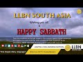 llbn south asia wishing you all a happy sabbath.