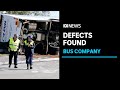 Oil leaks and inoperable seatbelts found in Linq Buslines fleet | ABC News