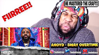 HIS WORDPLAY IS REALLY WILD!!! ANoyd Freestyle | OVERTIME | SWAY'S UNIVERSE (REACTION)