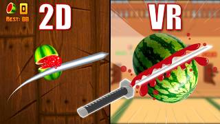 Vibe Coding Fruit Ninja VR with DeepSeek (cause ChatGPT lost)