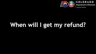 When will I get my refund?