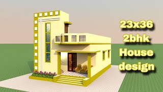 awesome house design India style| 23x36 house plan| Best house plan @smallhouseplans