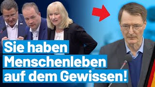 So hart wurde Lauterbach noch nie befragt! - AfD-Fraktion im Bundestag