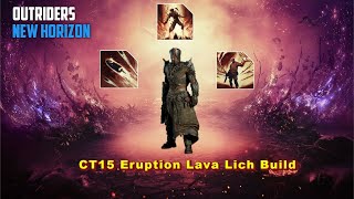 Outriders: Lava Lich set bonus got buffed!! - PURE ERUPTION Pyromancer Build - New Horizon Patch