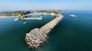 【釣り用海底地形調査】七ヶ浜南部  ドローン空撮（菖蒲田漁港→松ケ浜→松ヶ浜漁港→湊浜）