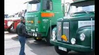 Scania and Volvo oldtimer trucks