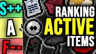 Ranking Isaac ACTIVE ITEMS by Their USEFULNESS