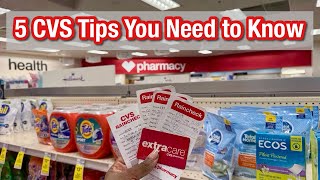 Level Up Your CVS Couponing: 5 Money Saving Expert Tips and Tricks to Save at CVS | Couponing 101