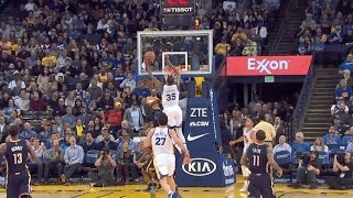 Draymond Full Court Pass to Curry Leads to Durant Alley-Oop | 12.05.16