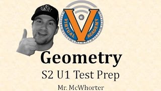 Geometry Semester 2 Unit 1 Test Prep