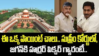 ఈ ఒక్క పాయింట్ చాలు.. సుప్రీం కోర్టులో, జగన్ కి హర్రర్ పిక్చర్ గ్యారంటీ.. | Supreme Court | Jagan