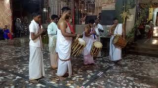 Chende Suttu by Varun anna Vorkady at Ghansoli Shree Mookambika temple 2021 Utsav.