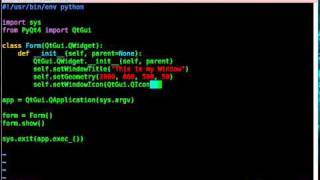 Python Qt4 - Window Icon