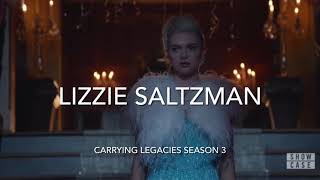 Lizzie Saltzman carrying season 3 of legacies on her back.