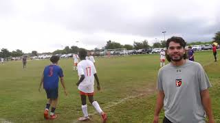 20240921 WDDOA Alpha league U15 Arsenal 2010 Red vs RC Rangers 10B Orange