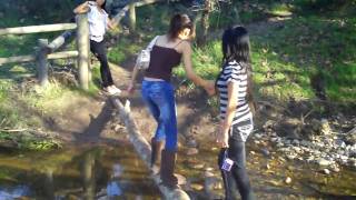 Crossing The Log (Romilyn, Lana, Cindy)