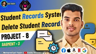 Student Record Management System in Python – Part 3 | Delete Student Records