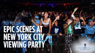 EPIC SCENES AT NYC MLS CUP VIEWING PARTY