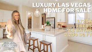 LAS VEGAS LUXURY HOME FOR SALE | $725K | 3 BED | SINGLE STORY