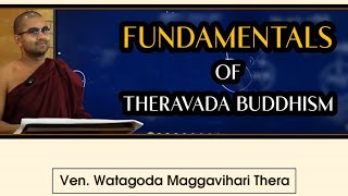 67 | Rūpa Chapter |  Fundamentals of Theravada Buddhism | Venerable Watagoda Maggavihari | IIT